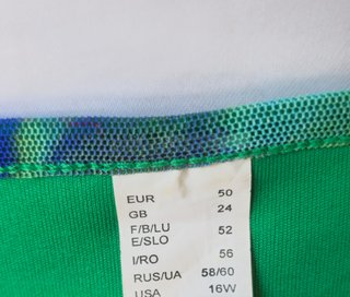 Maglia Elegante Fantasia Sfumata Verde/Blu