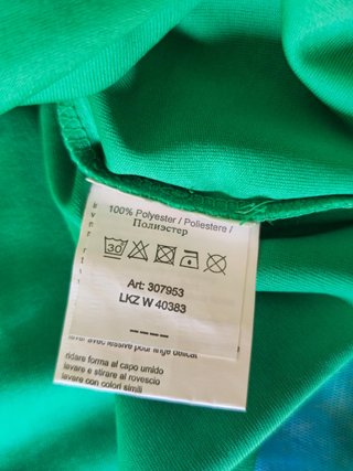 Maglia Elegante Fantasia Sfumata Verde/Blu