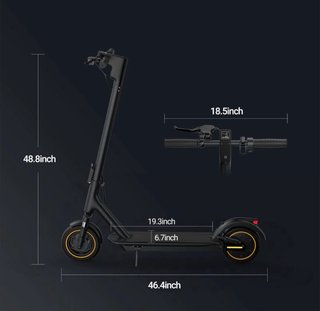 Patinete Eléctrico AovoPro ESMax 500W