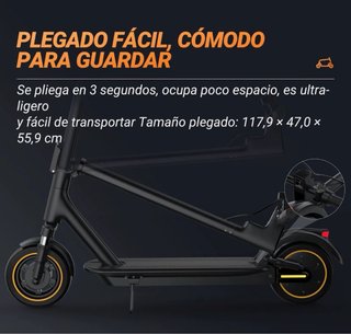 Patinete Eléctrico AovoPro ESMax 500W