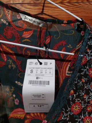 Blusa Stradivarius Estampada