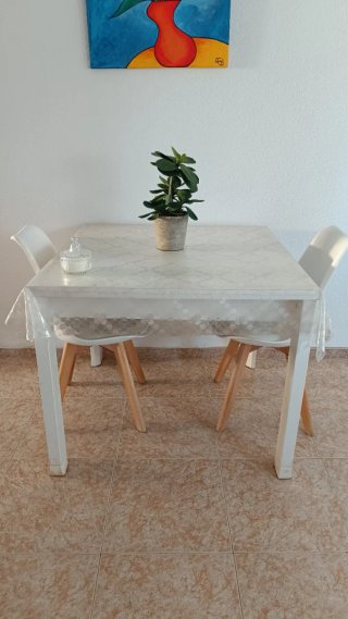 Mesa de comedor 1 metro cuadrada