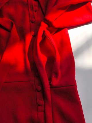 Vestido rojo verano zara