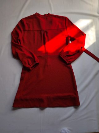 Vestido rojo verano zara