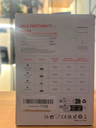 Espumador Leche Morpilot 4 en 1