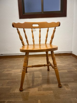 Mesa auxiliar redonda madera