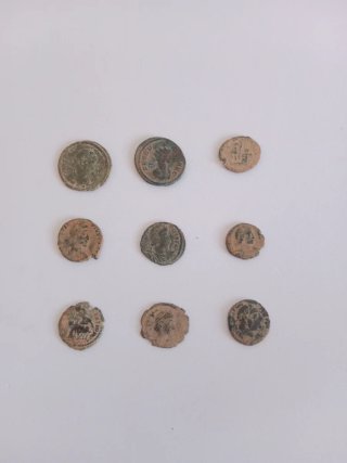 Lote 9 Monedas Romanas Antiguas