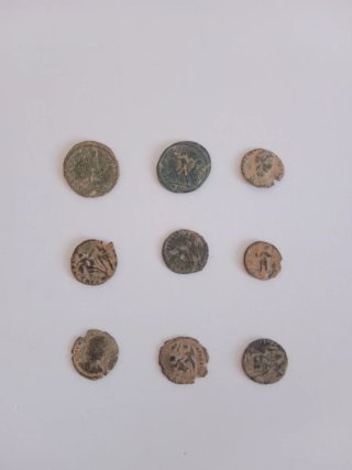 Lote 9 Monedas Romanas Antiguas