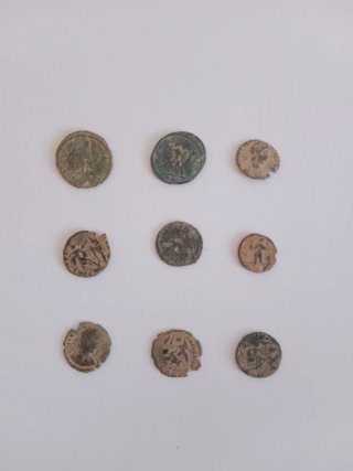 Lote 9 Monedas Romanas Antiguas