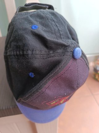 Gorra Superman Negra y Azul