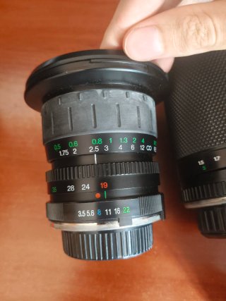 Cámara Analógica Minolta X-300s + 3 Objetivos