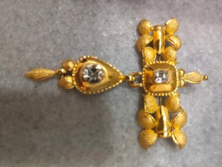 Conjunto BOHO'OR Pendientes y Broche Oro
