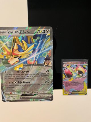 Zacian de Paul EX JUMBO Carta Pokemon