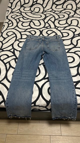 Jeans Zara flared blu