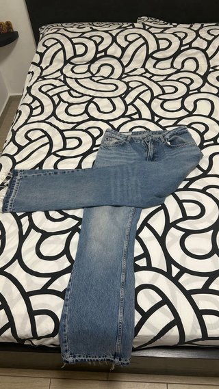 Jeans Zara flared blu