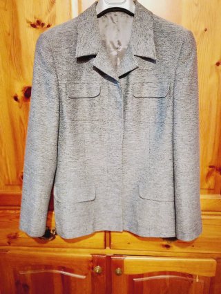 Giacca donna estiva beige/grigia