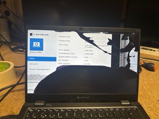 Despiece Portátil Dynabook. placa,micro,teclado