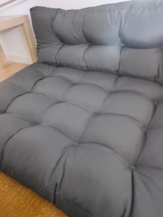 Cojines para Palets Gris oscuro.