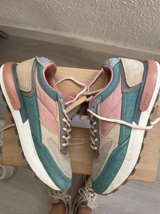 Zapatillas Hoff Beige, Rosa y Verde