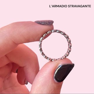 Anello Pandora Cuori Argento 925 Misura 50