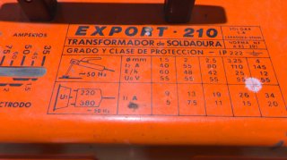 Soldadora Solcar Export 210 Turbo