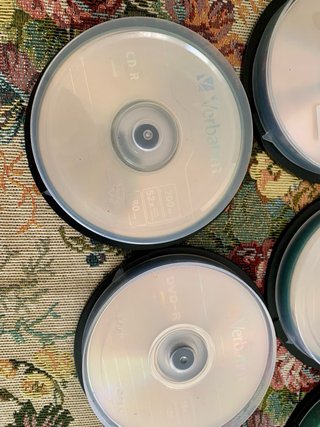 Lotto CD DVD vergini e custodie Porta CD Verbatim