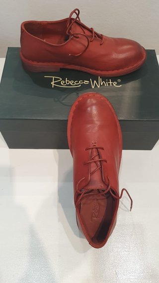 Scarpe REBECCA WHITE Pelle Rosse Tg 36