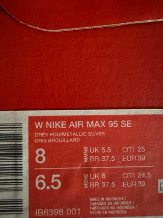 Nike Air Max 95 Big Bubble SE IB6398-001 T.39 EU