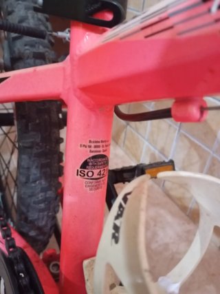Bicicleta niña rosa Monty 20 pulgadas