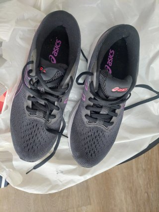 Sneakers da donna Asics grigie e rosa