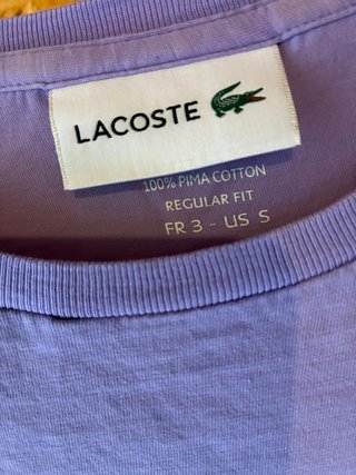 Maglietta Lacoste Lilla