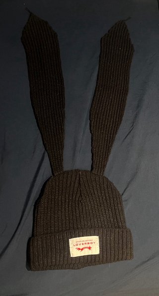 Gorro Conejo Negro Charles Jeffrey Loverboy