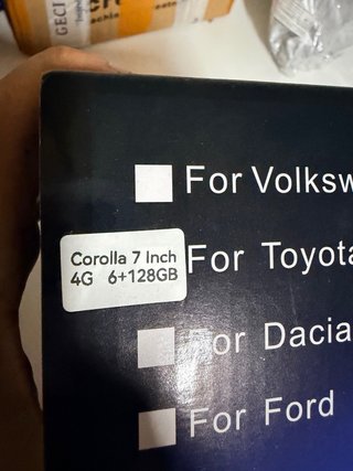Pantalla android Toyota Corolla Verso Corolla E120