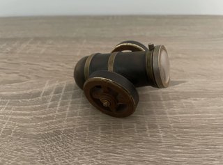 Reloj escritorio miniatura Buler cañón suizo