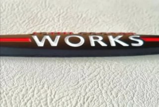 Emblema Logo JCW para Maletero de Mini Cooper One