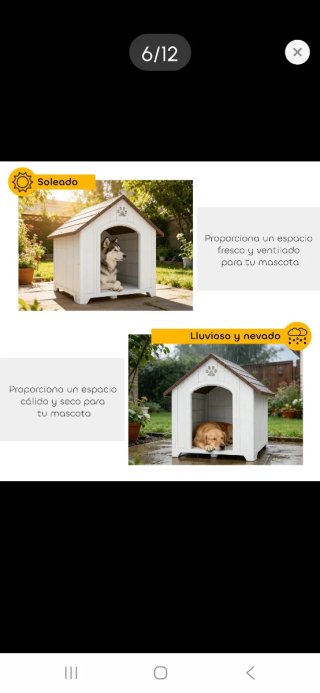 Caseta para perro