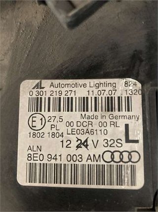 FARO XENON IZQUIERDO Audi A4 Berlina (8E)(2004->)