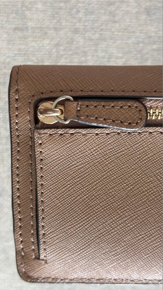 Cartera Michael Kors Marrón y Dorada