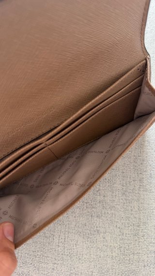 Cartera Michael Kors Marrón y Dorada