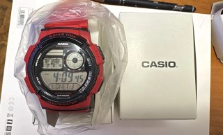 Reloj Casio Rojo WR100M