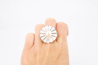 Anillo de plata  de 925. Ref:076-01-00633