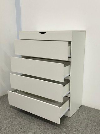 Cómoda blanca con 4 cajones + espejo NUEVO !!