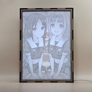 Lámpara LED Anime Kaguya & Chika