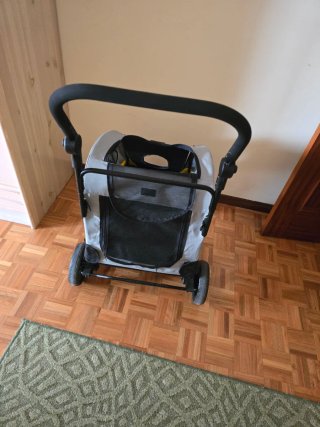 Carro para mascota Buggy Pet gris/amarillo