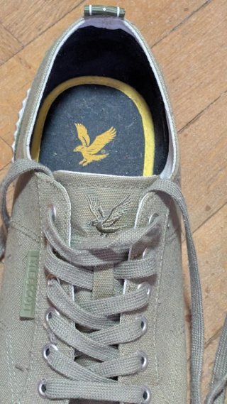 Zapatos Lyle & Scott Beige/Verde 44'