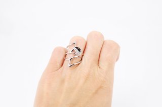 Anillo de plata  de 925. Ref:076-01-00644