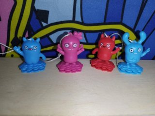 Set 4 Personaggi UglyDolls Kinder Sorpresa z6