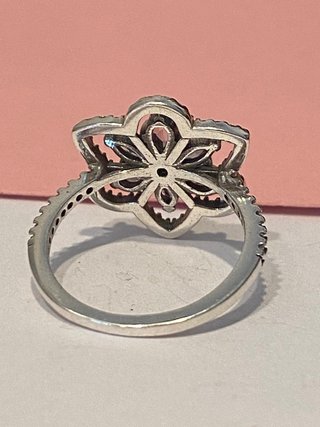 Anillo Pandora Talla 58 Flor Circonitas