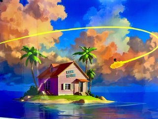 Póster Dragon Ball Kame House