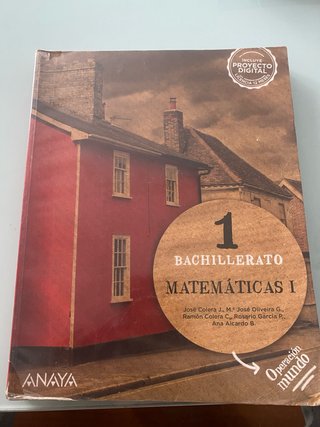 Matemáticas I 1 Bachillerato